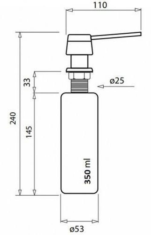 купить Дозатор для мыла AquaSanita D-311C в Кишинёве 