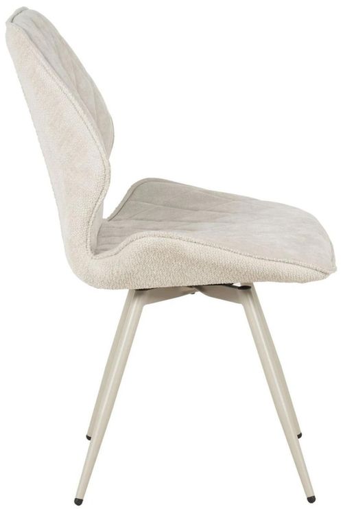 cumpără Scaun Interdepo ALICE, White Chenille ,Ножки Бежевые în Chișinău 
