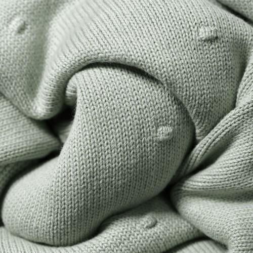 cumpără Lenjerie de pat pentru copii BabyOno 1671/04 Patura de bumbac cu captuseala de flanel (verde) în Chișinău 