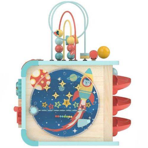 cumpără Puzzle Hape E1073 Cub Montessori educativ Explorează și învață în Chișinău 