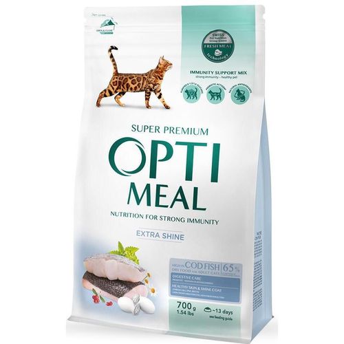 купить Корм для питомцев Optimeal 24231067 Сухой корм Super Premium для взрослых кошек, треска, 10х700гр в Кишинёве 