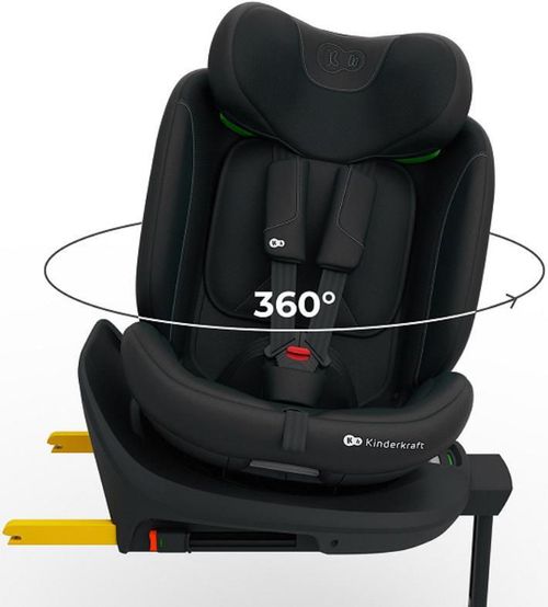 купить Автокресло KinderKraft KCI36002BLKPL00 I-360 2 Plus I-Size Black в Кишинёве 