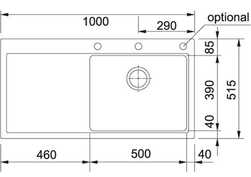 cumpără Chiuvetă bucătărie Franke 114.0476.996 Fragranite MTG 611-100 DR Nero în Chișinău 