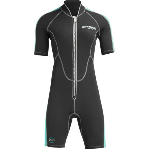 cumpără Accesoriu pentru înot Cressi-Sub LIDO LADY SHORTY WETSUIT black/aquamarine 2mm M/3 (LV457003) în Chișinău 