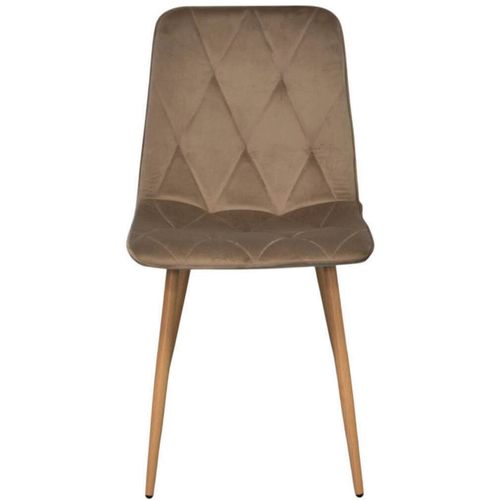 cumpără Scaun Evelin di Costacurta YTC-080Wo, BLUVEL40 (Brown) în Chișinău 
