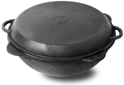 купить Сковорода Davr Metall Capac tigaie grill pentru ceaun 8L (KSG8) в Кишинёве 