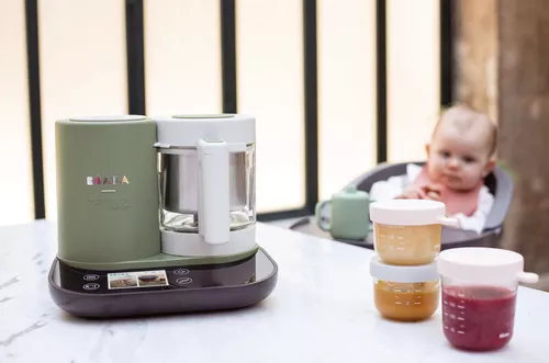 Аппарат для готовки с Wi-Fi Beaba Babycook Smart Grey Green 