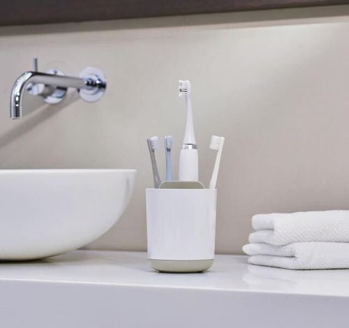 купить Стакан для зубных щёток Joseph Joseph 70567 Organizator periute de dinti Duo в Кишинёве 