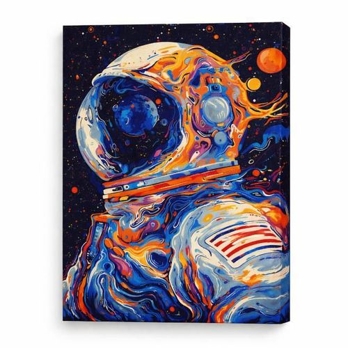 cumpără Tablou pe numere Ideyka KHO5133 40x50cm Eco, Privire spre eternitate în Chișinău 