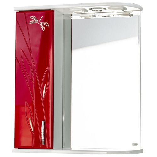 cumpără Oglindă baie Mashtab 1653 Stuff 600x200x720 Alb-Rosu în Chișinău 