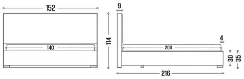cumpără Pat my-STYLE my-Nika 140x200 (P49D14M01) în Chișinău 