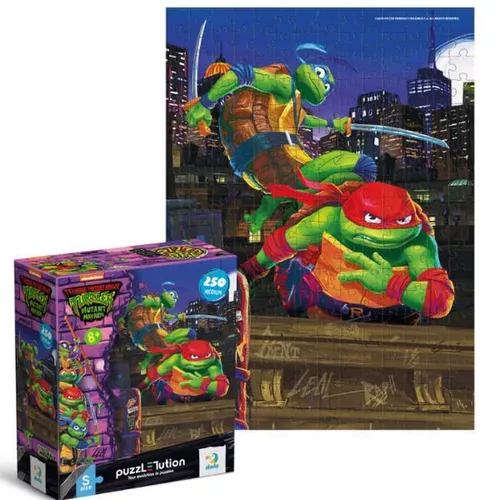 купить Головоломка Dodo 200528 Puzzle Leonardo și Raphael, seria Ninja Turtles, 250el в Кишинёве 