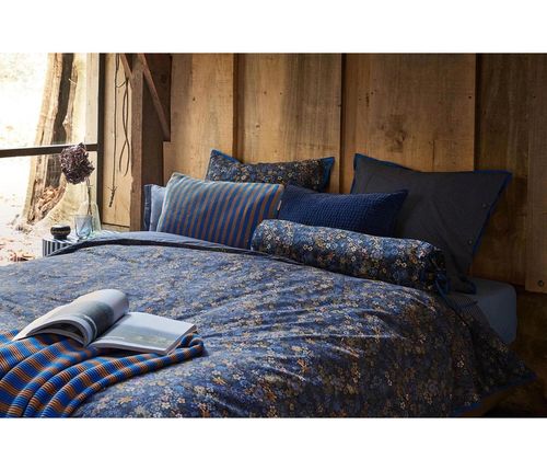 cumpără Pernă Pip Studio 332430 Tutti I Fiore Roll Cushion 22x70 Dark Blue în Chișinău 