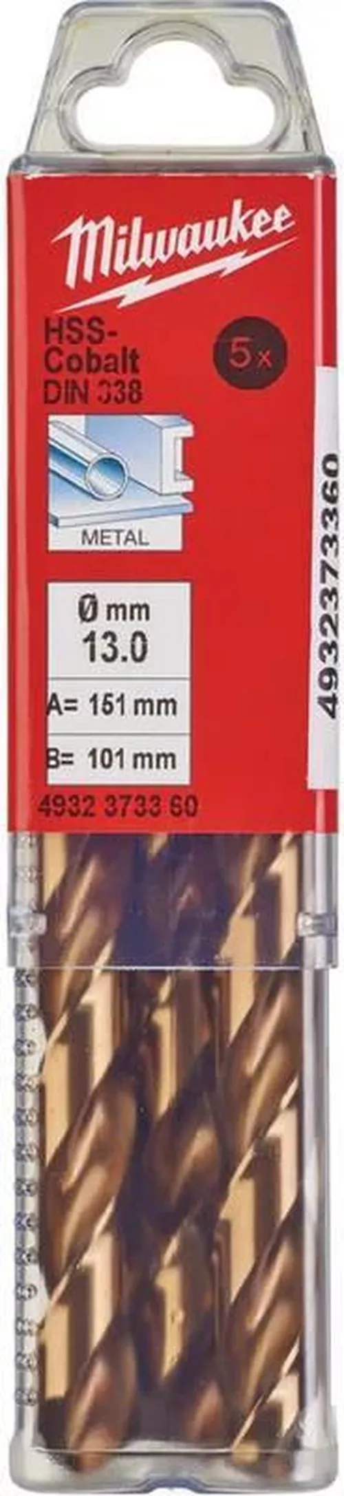 купить Сверло Milwaukee 4932373360 burghiu metal HSS-G Ø13.0x151x101mm (P.5) в Кишинёве 