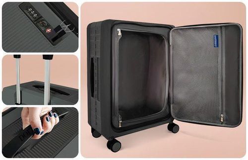 купить Чемодан Dormeo Foldable Suitcase Black M (110082411) в Кишинёве 