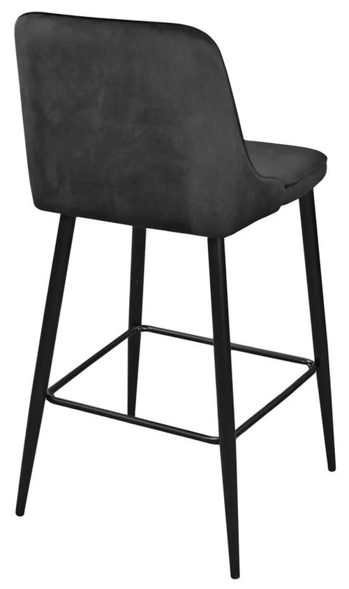 купить Барный стул Deco Clasic Black+Black legs в Кишинёве 
