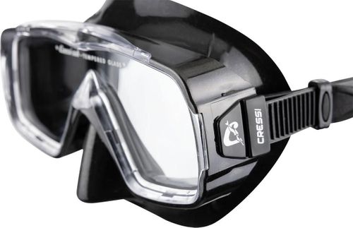 купить Аксессуар для плавания Cressi-Sub Masca inot SIRENA MASK sil black/frame smoked black (DN202000) в Кишинёве 