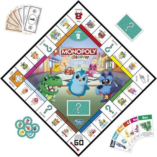 cumpără Joc educativ de masă Hasbro F4436 Настольная игра My First Monopoly în Chișinău 