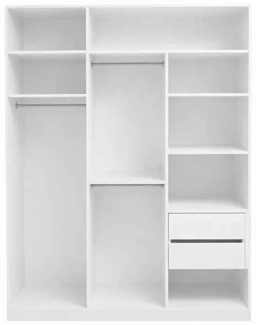 cumpără Dulap Mashtab 12246 FLEXO M5 alb uși Gri 1500x530x2200 în Chișinău 
