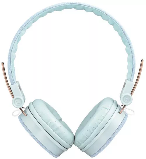 cumpără Căști cu fir Trust Fybe with denim design, Blue în Chișinău 