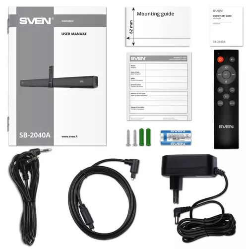 cumpără Soundbar Sven SB-2040A, black în Chișinău 