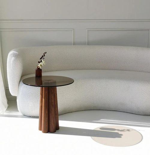 купить Журнальный столик Trendy Thales, Bronz, Nuc в Кишинёве 