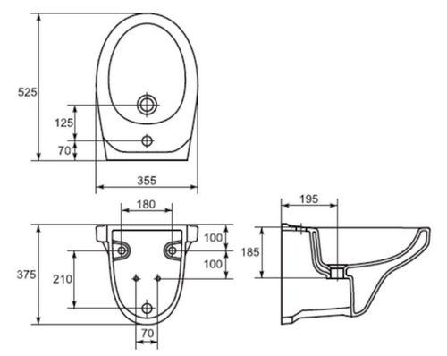 cumpără Vas WC Cersanit Delfi K11-0018 în Chișinău 