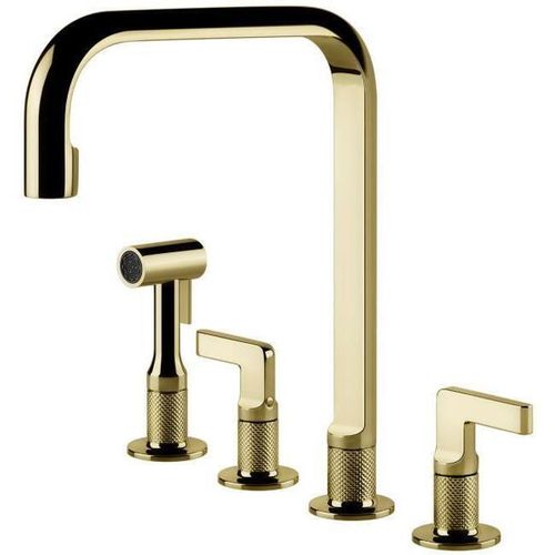 cumpără Bateria bucătărie Gessi 58703-710 Inciso Brass PVD în Chișinău 