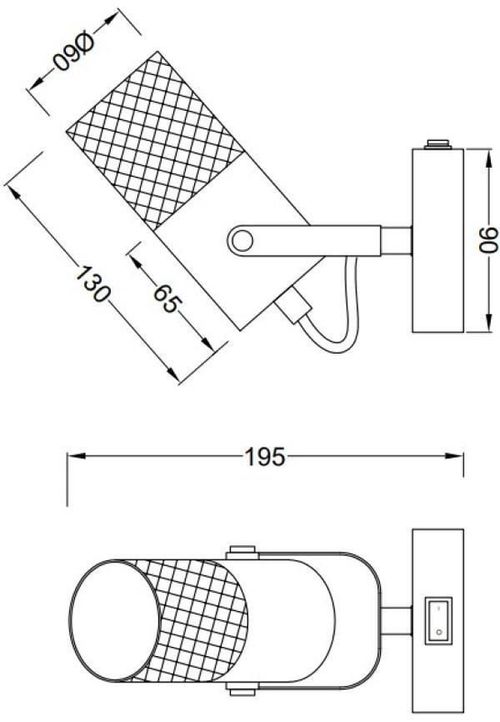 cumpără Candelabru de perete Trio TOSH 15 Вт (804370132) în Chișinău 