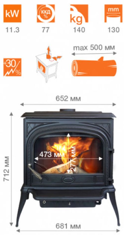 cumpără Șemineu de convecție KawMet S5 Premium în Chișinău 