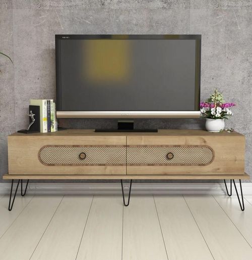 cumpără Comodă TV Trendy Ekol, Stejar 145x45x40cm în Chișinău 