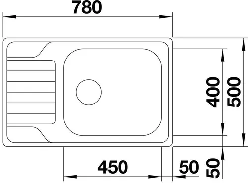 купить Мойка кухонная Blanco Dinas XL 6 S (525121) в Кишинёве 