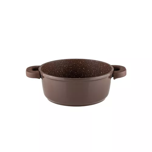 купить Кастрюля Muhler MR-2049M 20x8.5cm, 2.3L, Chocolate, Die-Cast в Кишинёве 
