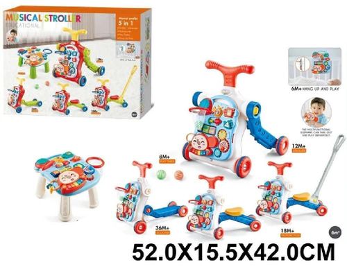 купить Ходунок Richi (44993) Premergator cu activitati pe baterii 5in1 в Кишинёве 