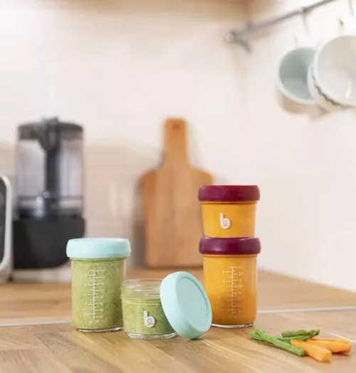 cumpără Seturi pentru hrănire bebelușilor Babymoov A004312 Set 8 boluri gradate din sticla, 120 ml / 240 ml în Chișinău 