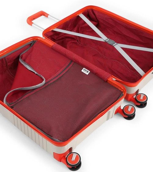 cumpără Valiză CCS 5239 Set White/Orange în Chișinău 