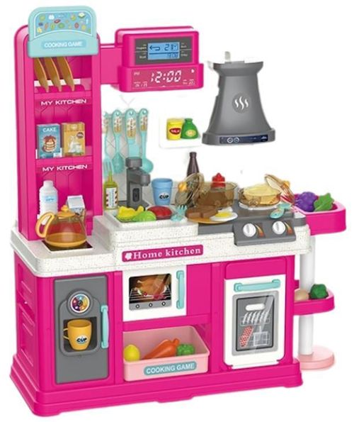 cumpără Bucătărie și veselă de jucărie Essa 8086A Tânărul bucătar, bucătărie interactivă cu accesorii, 64elem în Chișinău 