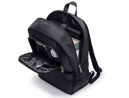 cumpără Dicota D30913 Backpack BASE 15"-17.3", Lightweight notebook backpack with protective function and storage room, Black (rucsac laptop/рюкзак для ноутбука) în Chișinău 