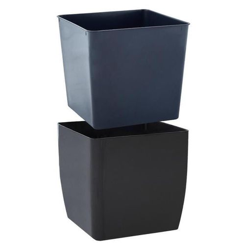 cumpără Ghiveci pentru flori Aleana 115083 Cvadro 16x16x15.5 cm, granit în Chișinău 