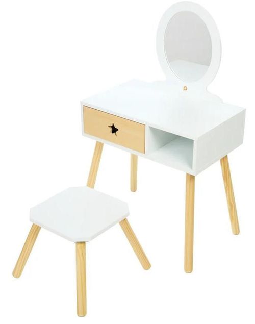 купить Набор детской мебели Premaman PCICNH-CCC-UNQ Masuta pentru machiaj cu scaunel в Кишинёве 