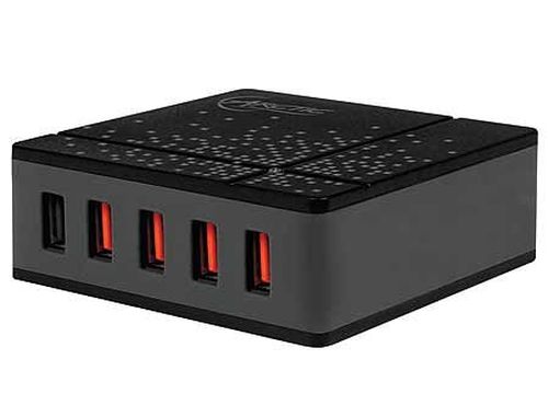 купить USB Charger Arctic Quick Charger 8000 (APWCH00017A), 5-Port Black, 1.5m Cable, 4 x USB Smart Charge 2.4A, 1 x Quick Charge 2.0, 40 Watts в Кишинёве 