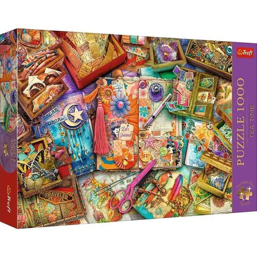 купить Пазл Trefl 10849 Puzzle 1000 Premium Plus. Biroul Jurnaliştilor в Кишинёве 