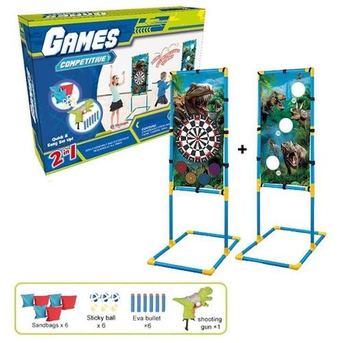 cumpără Complex de joacă pentru copii miscellaneous 12427 Set sportiv 2in1 Tinta si aruncari J1307 în Chișinău 