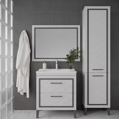 cumpără Dulap penal miscellaneous BURGUNDIE Alb Dr. în Chișinău 