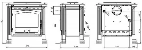 купить Камин конвекционный Plamen TENA в Кишинёве 