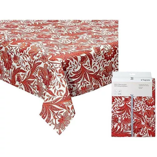купить Скатерть Tognana 53052 Red Ornament 140x140cm в Кишинёве 