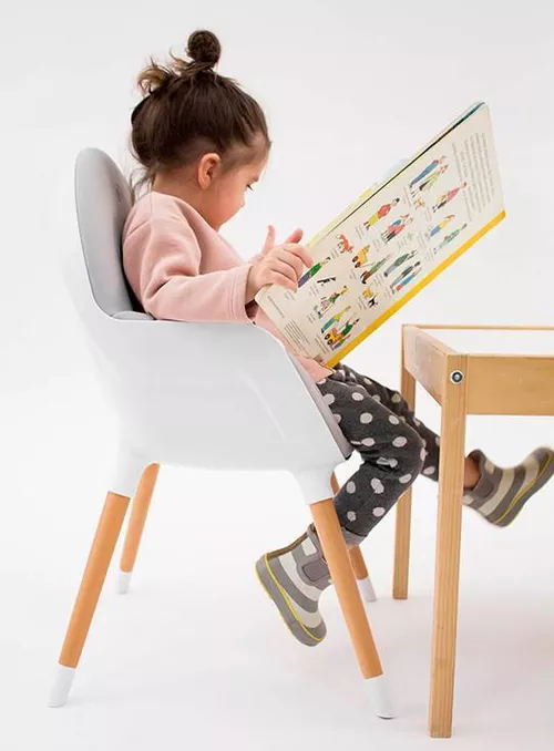 купить Стульчик для кормления KinderKraft Fini KKKFINIGRY0000 серый в Кишинёве 