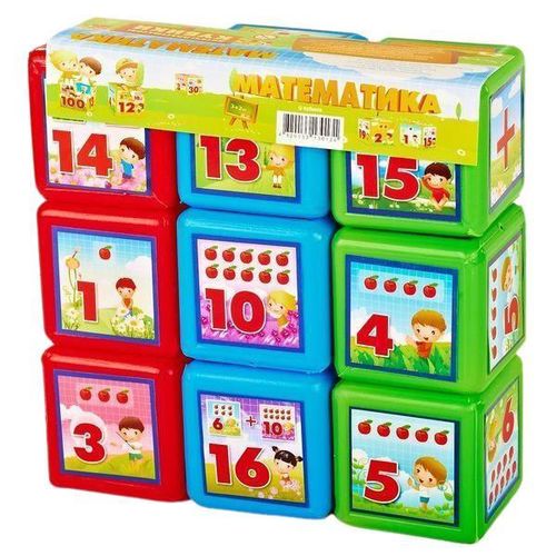 купить Головоломка M-Toys 09051 Cuburi Matematica 9buc в Кишинёве 