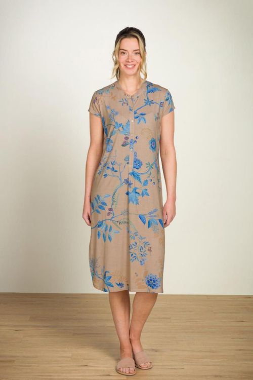 купить Домашний текстиль Pip Studio 51.504.688 Dalia Short Sleeve Nightdress Marigold Blue S Blue в Кишинёве 