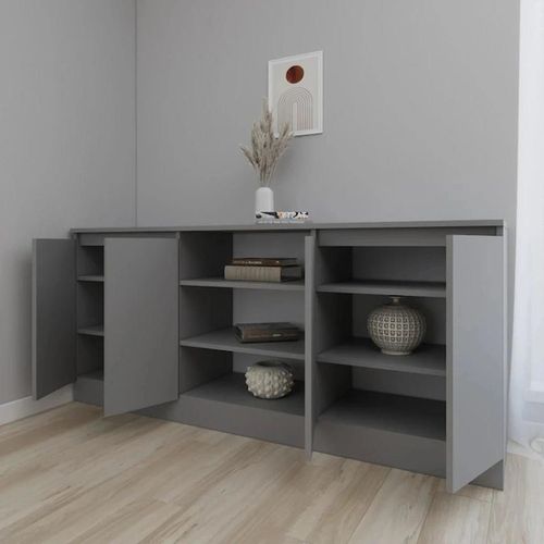 cumpără Comodă Smartex (16297) Т5 160cm Grafit în Chișinău 